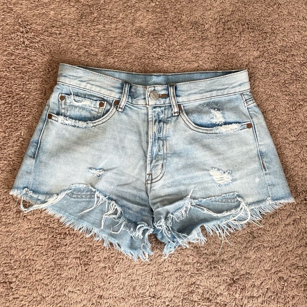 Light Wash Urban Outfitters Denim Shorts